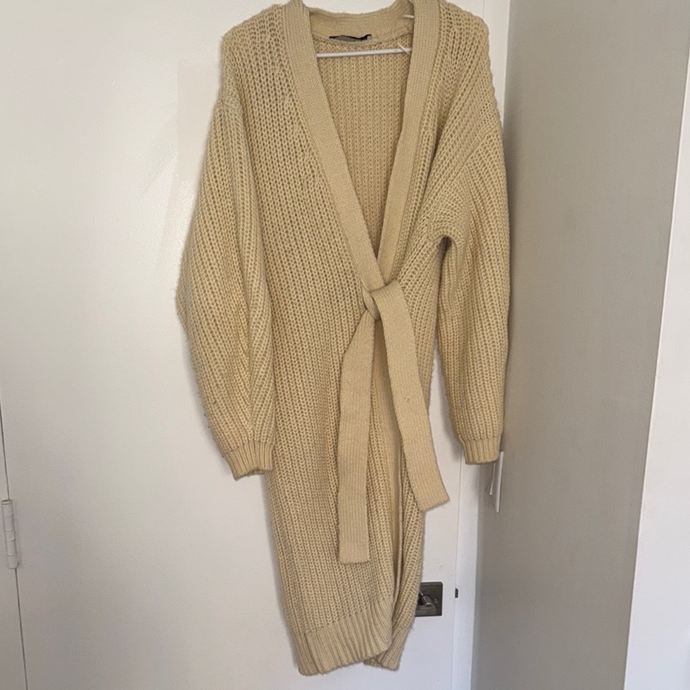 Zara Cream Knit Cardigan